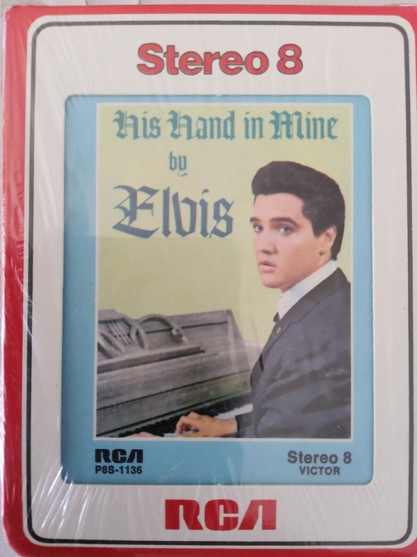 HOT-Rare sealed 8 Track Tape ELVIS - HIS HAND IN MINE 1960 Rca P8s-1136- stereo