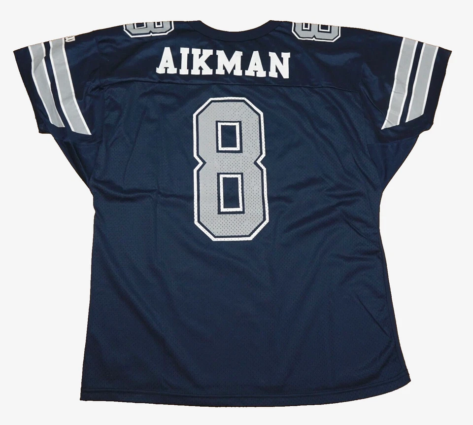 Camiseta De Colección Dallas Cowboys XL Azul Años 80 Wilson Troy Aikman Equipo NFL Fútbol Foto 2 de 4