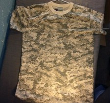 NEW MILITARY ACU DIGITAL UCP CAMO CREW SHORT SLEEVE SHIRT HOT WEATHER MENS LARGE