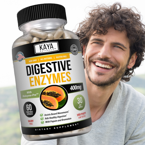 Digestive Enzymes w/ Prebiotic & Probiotics, Gas, Constipation & Bloating Relief - Picture 7 of 15