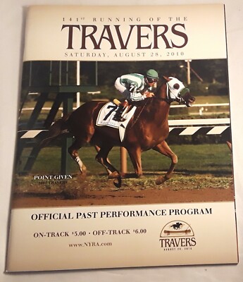 WOW 2010 TRAVERS PROGRAM UNCLE MO MAIDEN WIN RACHEL  ALEXANDRA FINAL RACE