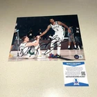 GEORGE HILL DONTE DIVINCENZO signed 8X10 MILWAUKEE BUCKS BECKETT BAS COA BE48217