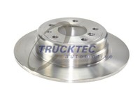 Trucktec Automotive 2X Bremsscheibe Hinten Ø300 Mm Voll FüR BMW 5Er E34 520I