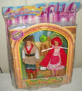 #10707 RARE NRFB Jakks Pacific Fairytale Favorites Red Riding Hood 2 Doll Set