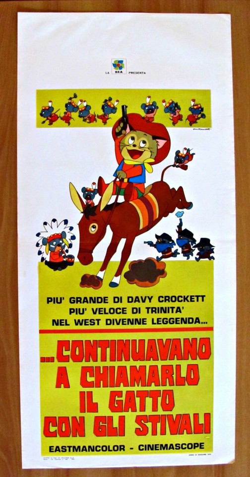 Locandina di Continuavano a chiamarlo il gatto con gli stivali (1968)