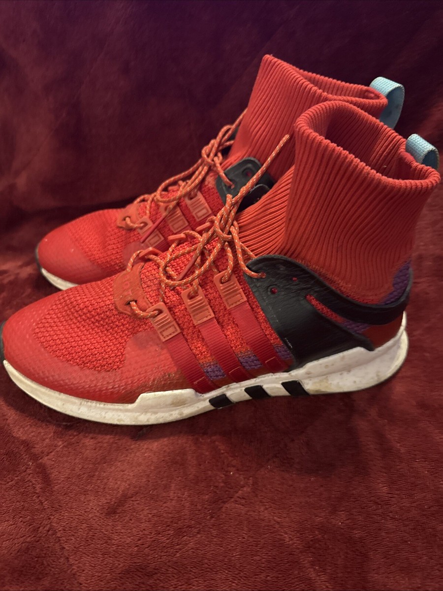 Adidas Originals Mens EQT Support ADV Red Running Shoes 11 Medium D BHFO  5372