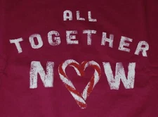 2XL NWT Women's Life is Good All Together Now Candy Canes Heart LS Crusher Tee