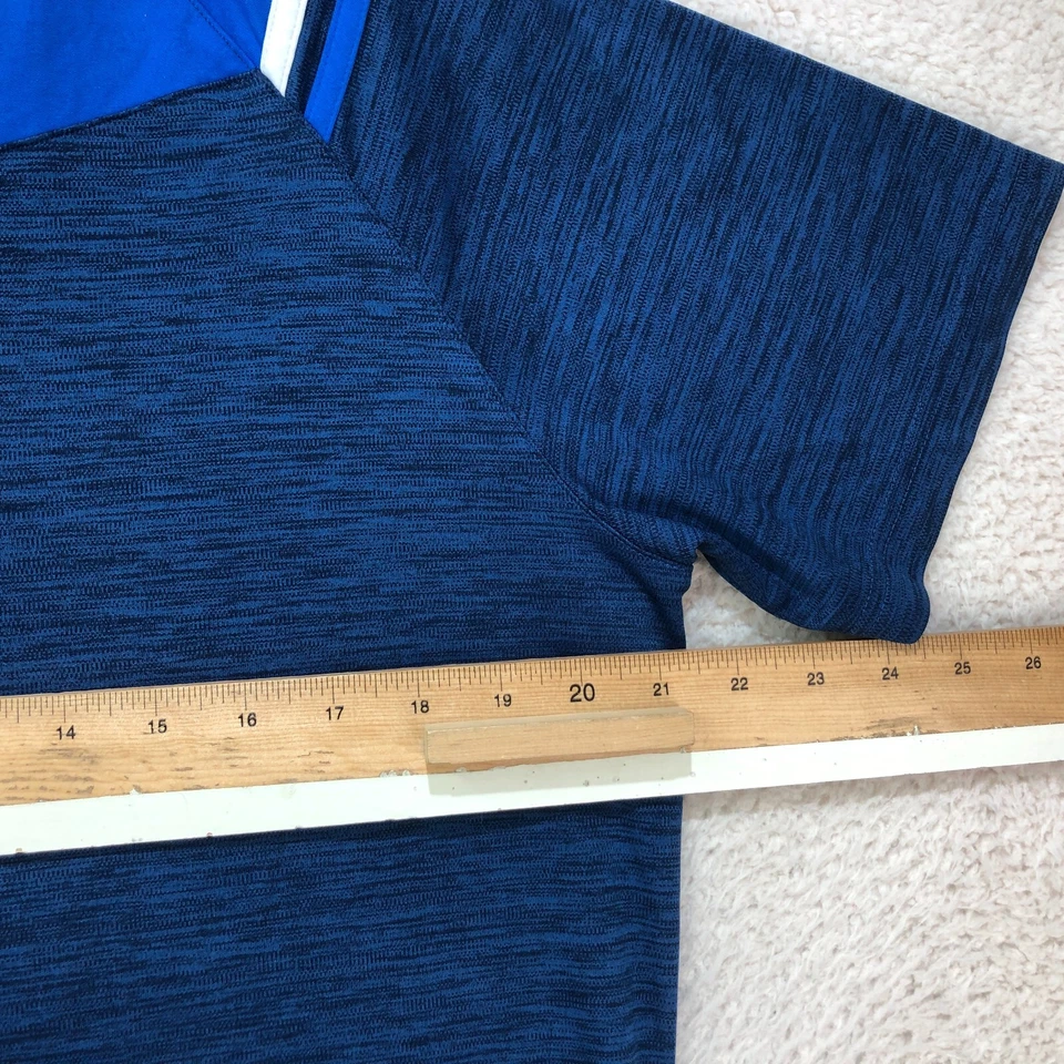 Superdry Camiseta Azul Cuello Redondo Algodón Active Wear Manga Corta Hombre Talla L Foto 4 de 4