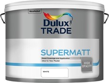 Dulux Trade Supermatt 10Ltr White Matt Emulsion Paint
