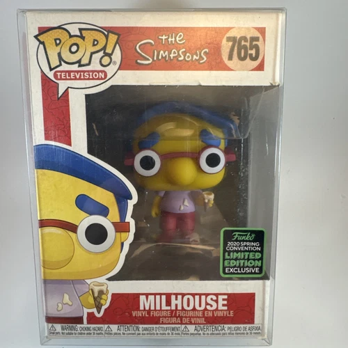 FUNKO POP TELEVISION THE SIMPSONS # 765 MILHOUSE 2020 ECCC BOX LUNCH EXCLUSIVE