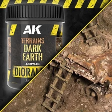 AK Interactive: GROUND TEXTURE - Terrains Effects FX Paste Terrain - 250ml 8oz