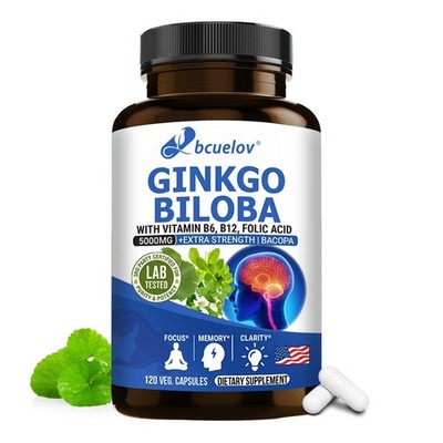 Brain Health Supplements Improve Concentration Memory Decrease Anxiety 120 Pills