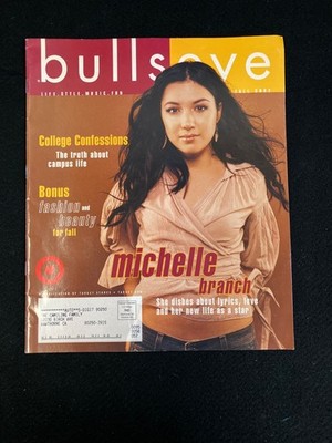 BULLSEYE TARGET MAGAZINE, FALL 2002, MICHELLE BRANCH COLLEGE, FASHION,MUSIC