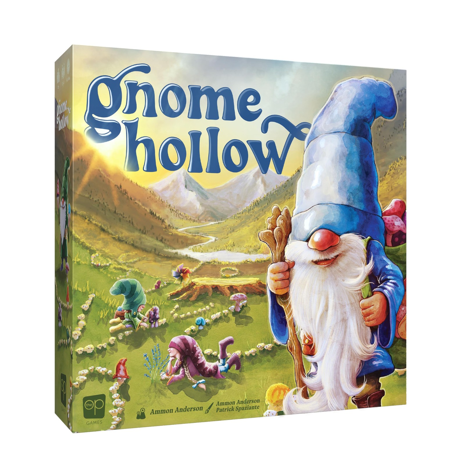 Настольная игра USAopoly Gnome Hollow для детей от 12 лет и старше, 2-4 игрока играют 45 минут.