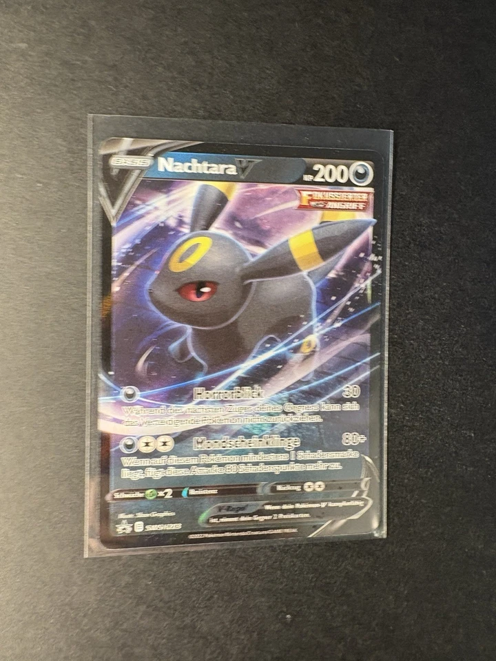 Pokemon Karte: Nachtara V SWSH203 Black Star Promo Ultra Rare Near Mint Deutsch - Bild 3 von 4
