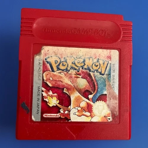Original Pokémon Rot Rote Edition Nintendo Gameboy Spiel  