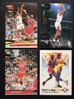 1991-93 Fleer Michael Jordan 4 card lot #sp2 , Game Face, Magic Vs Jordan MT/NM