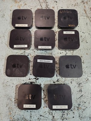 (Lot of 11) Apple TV *UNKNOWN UNTESTED AS IS*