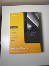 ZAGG Rugged Book Durable, Magnetic-hinged Keyboard-10.5 iPad Pro/10.2 iPad
