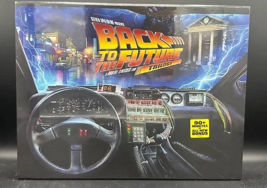 Back to the Future 40th Anniversary 4K Trilogy Amazon Steelbook Giftset PRISTINE - Image 2 of 4