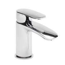 Basin Mixer Tap with Click Waste – Solid Brass, Chrome Finish, Low Pressure