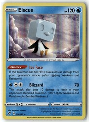 Eiscue 054/192 Rebel Clash Holo Rare