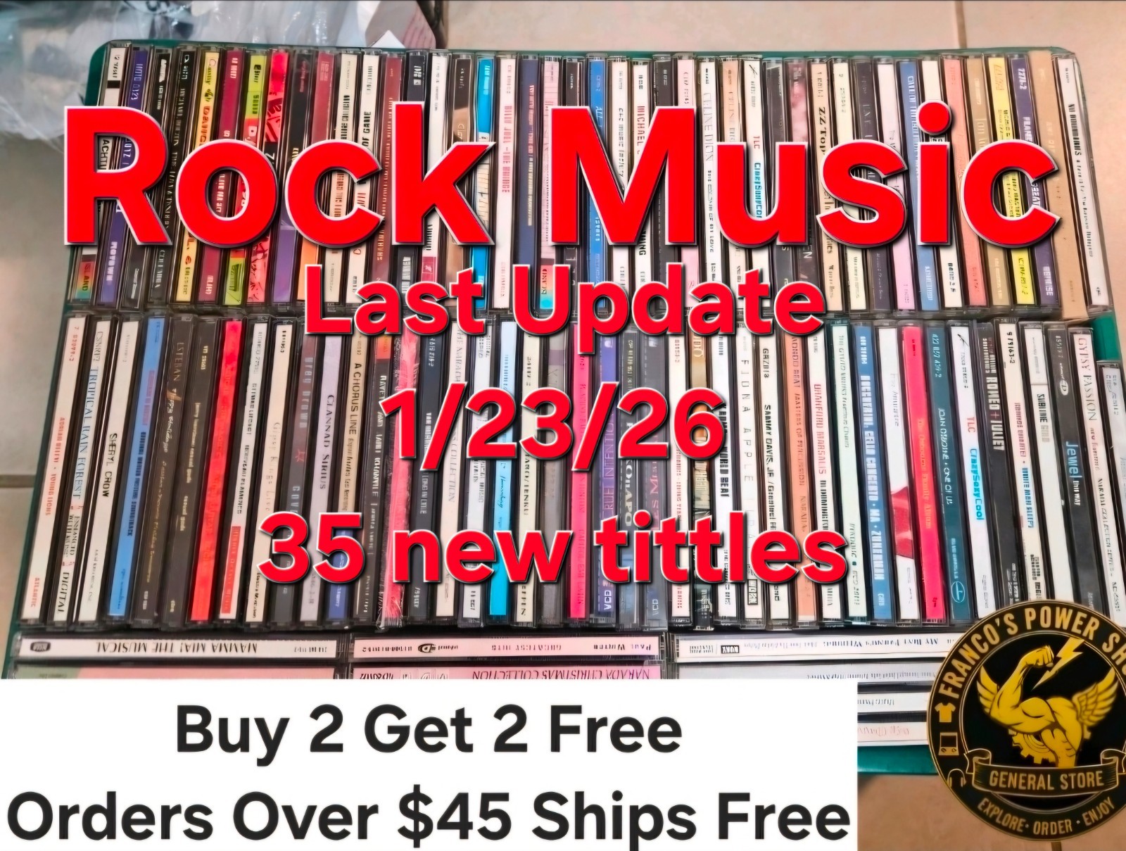 Rock Music CDs Lot Various Artists Classic & Modern ROCK/POP VG+ Tested You Pick