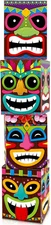 Hawaiian Luau Decorations Tropical Aloha Summer Party Favors Boxes Multicolor 