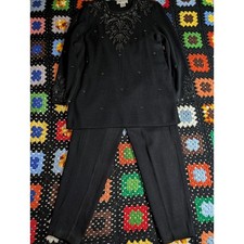 Vintage Sideffects SweatSuit Pants Lounge Wear Cozy Wool Blend Women's Large 80s