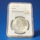 1902-O Morgan Silver Dollar $1 NGC MS 64 Uncirculated UNC BU 90% Silver US Coin
