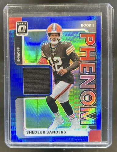 2025 Donruss Optic Shedeur Sanders Blue Hyper (RAW)