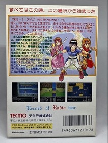 TECMO FC Radia Senki: Reimeihen Record of Radia War New Famicom RPG