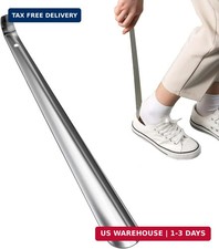 Shoe Horn Long Handle for Seniors,16.5" Long Metal Shoehorns for Men Women Kids,