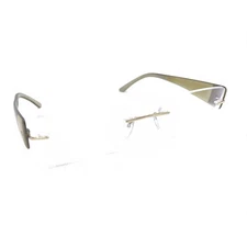 Silhouette 7599 20 6051 Titanium Gold Rimless Eyeglasses Frames 17 140 Austria