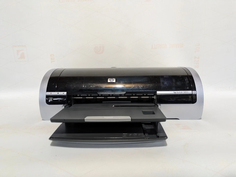 HP DeskJet 5850 Color Inkjet Printer Wireless Ethernet 4800dpi Network - Image 3 of 4