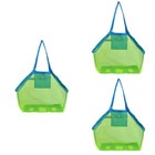  Set of 3 Beach Toy Bag Netzbeutel Strandspielzeug Tasche Strandspielzeugtasche