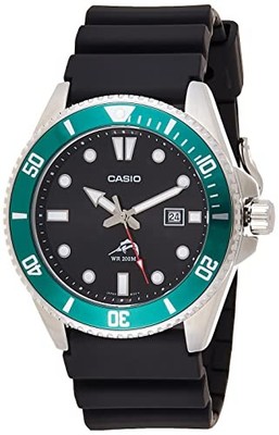 Casio MDV-106B-1A3 Taucheruhr Grün Herren Übersee Modell TI