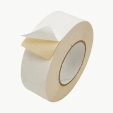 JVCC Double-Sided Flatback Paper Tape [Rubber Adhesive] (DCP-04): 2 in. x 36 yds