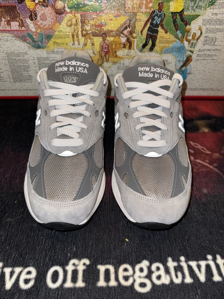New Balance 993 Made in USA 4E Wide Grey White for Sale