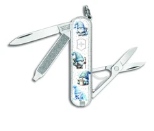 Victorinox Swiss Army Christmas Winter Gnomes CLASSIC SD Knife Knives
