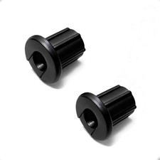 FANRTE 1/2" Wall Hole Cable Feed Through Bushing Grommet for Small, black