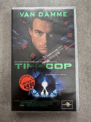 Timecop VHS Universal Van Damme Action Sci-Fi Film Videokassette Sammler Kult