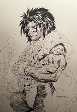 Lobo 11X17 BY Allan Jeff Justice League DC Comics