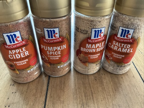 McCormick Fall Finishing Sugars ~ Pumpkin Spice Maple Brown Sugar Salted Carmel - Picture 2 of 4