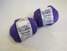 Cascade Yarns Venezia Yarn Purple 2 Balls 120 Yards Each