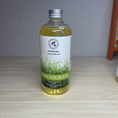 Aromatika Lemongrass Reed Diffuser Refill 500ml SEALED