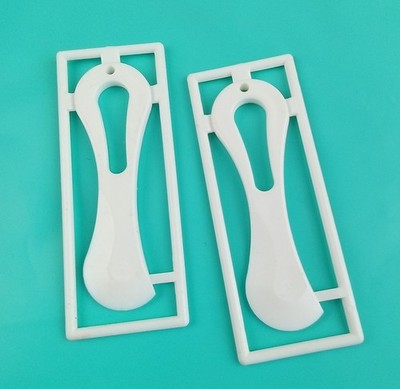2 Hera Fabric Markers Plastic Bone Folders Crafts Quilting Tools 1''× 3'' Vtg