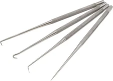 Titan Tools 17715 4-Piece Hook and Pick Set One Size, Factory 