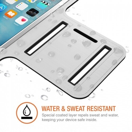 For Google Pixel 9 Pro XL - Sports Running Armband White Gym Workout Case Cover - 第 3/7 張圖片