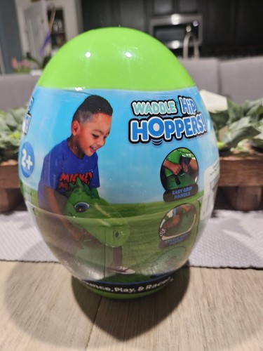 Waddle Hip Hoppers Small Inflatable T-Rex Bouncer Up To 85 Pounds 31"x11"x21" - Picture 2 of 5